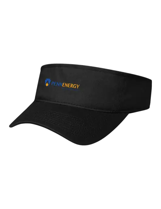 Black Cap Visor w/PennEnergy Logo