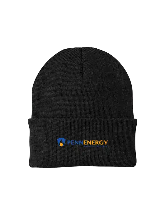 Black Knit Cap w/PennEnergy Logo