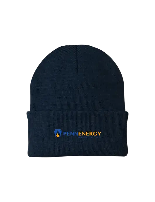 Navy Knit Cap w/PennEnergy Logo