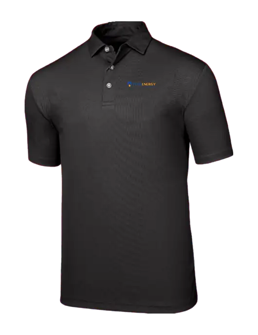 Callaway Birdseye Black Polo w/PennEnergy Logo