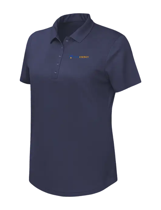 Callaway Womens Birdseye Navy Polo w/PennEnergy Logo