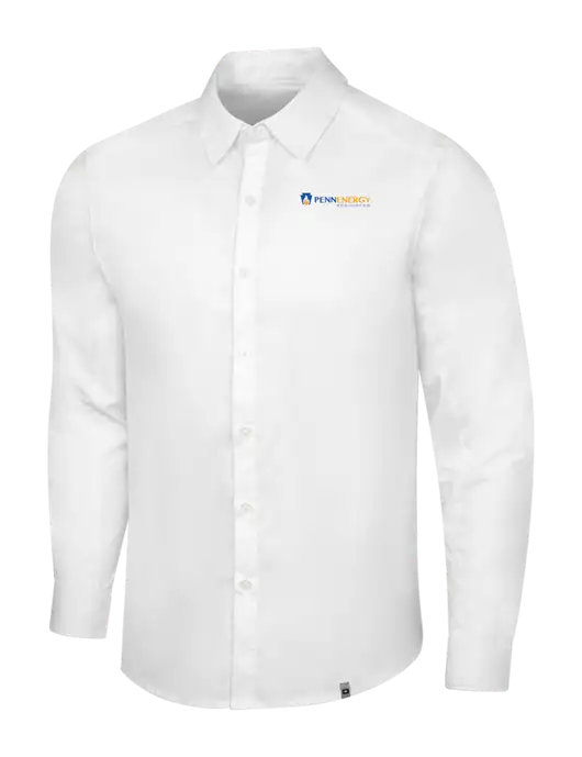 OGIO White Commuter Woven Shirt w/PennEnergy Logo