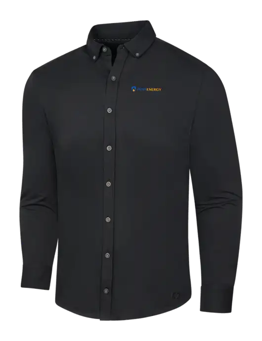 OGIO Blacktop Modern Code Stretch Button-Up Shirt w/PennEnergy Logo