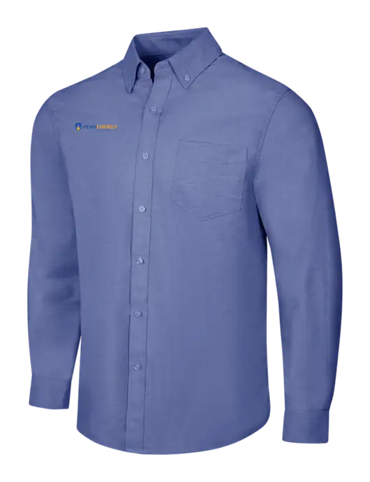 Navy SuperPro Oxford Shirt w/PennEnergy Logo