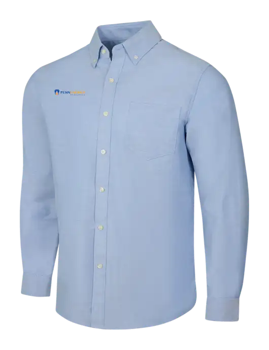 Light Blue SuperPro Oxford Shirt w/PennEnergy Logo