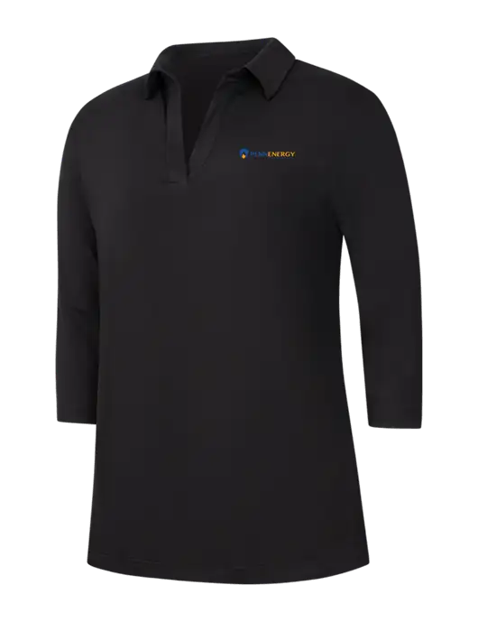 Womens Black Luxe Knit Tunic w/PennEnergy Logo