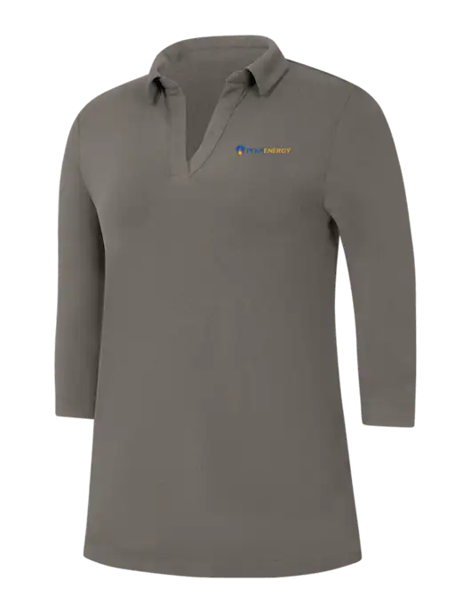 Womens Dark Grey Luxe Knit Tunic w/PennEnergy Logo