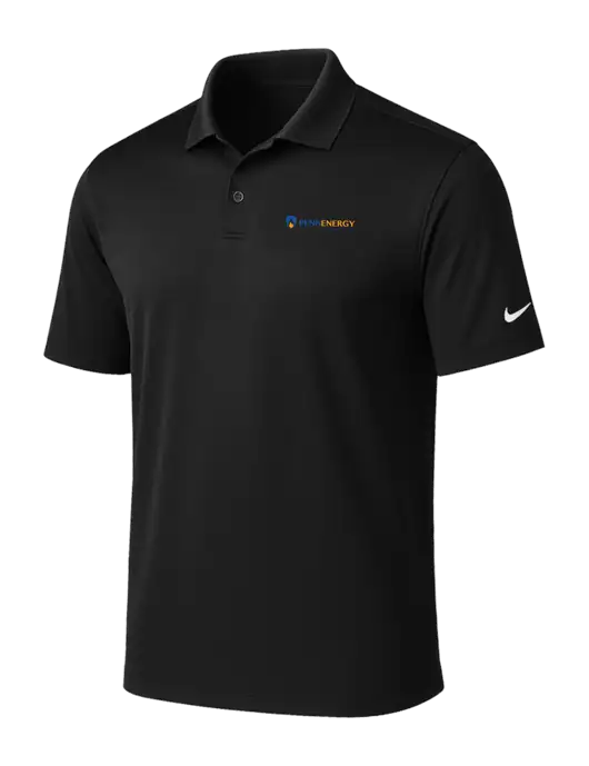 NIKE Black Victory Solid Polo w/PennEnergy Logo