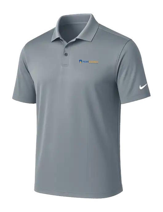 NIKE Medium Grey Victory Solid Polo w/PennEnergy Logo