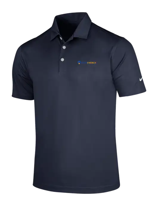NIKE Dark Navy Dri-Fit Vertical Mesh Polo w/PennEnergy Logo