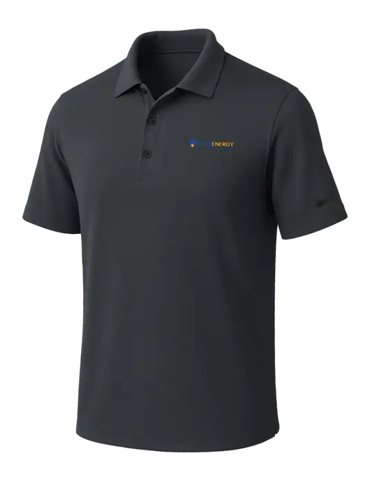 NIKE Dark Grey Dri-Fit Micro Pique Polo w/PennEnergy Logo