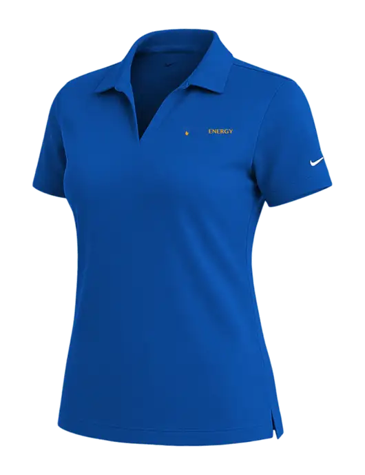 NIKE Royal Womens Dri-Fit Micro Pique Polo w/PennEnergy Logo