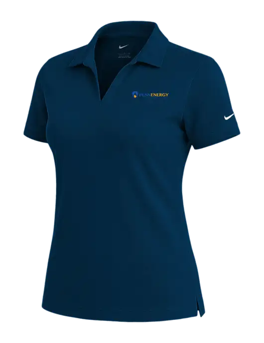 NIKE Navy Womens Dri-Fit Micro Pique Polo w/PennEnergy Logo