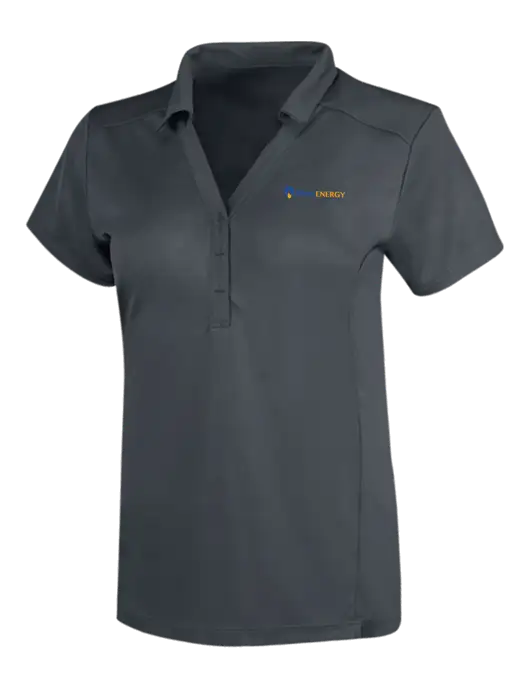 OGIO Dark Grey Womens Framework Polo w/PennEnergy Logo