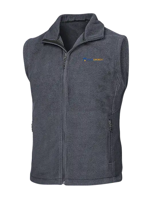 Dark Grey Fleece Vest w/PennEnergy Logo