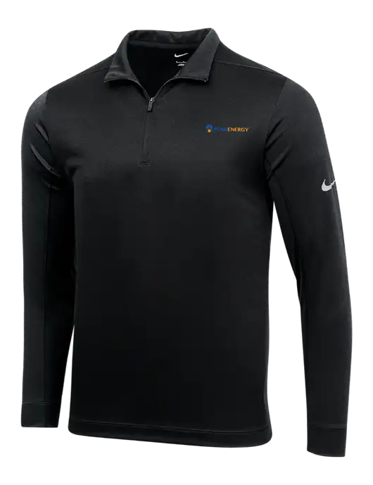 NIKE Black Dry 1/2 Zip Cover-Up w/PennEnergy Logo