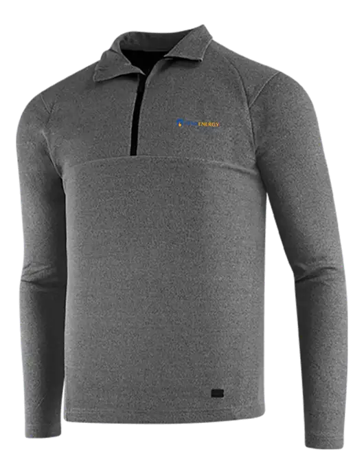 OGIO Dark Grey Heather Transition 1/4 Zip Pullover w/PennEnergy Logo