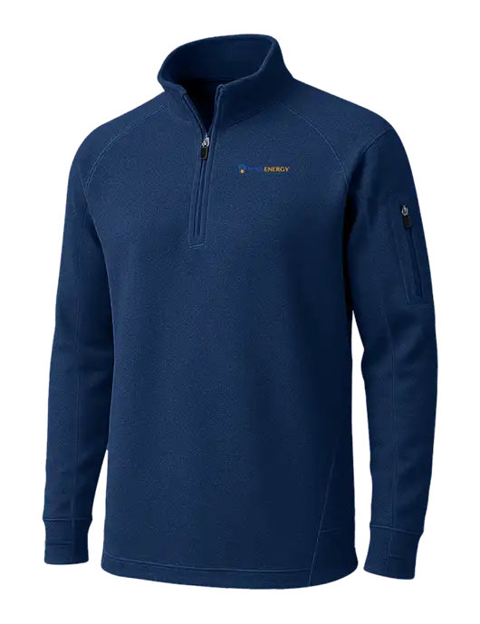 True Navy Tech Fleece 1/4 Zip Pullover w/PennEnergy Logo