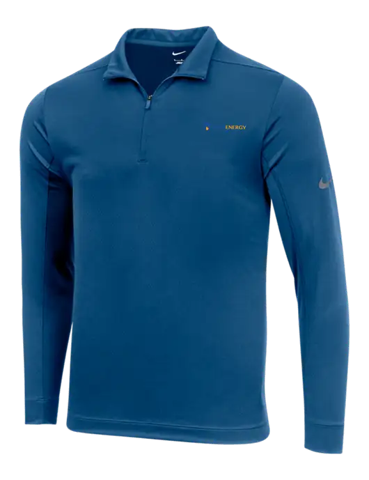 NIKE Dark Royal Dry 1/2 Zip Cover-Up w/PennEnergy Logo