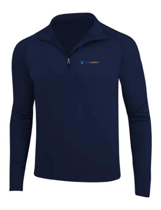 Navy Sport Wick Stretch 1/4 Zip Pullover w/PennEnergy Logo