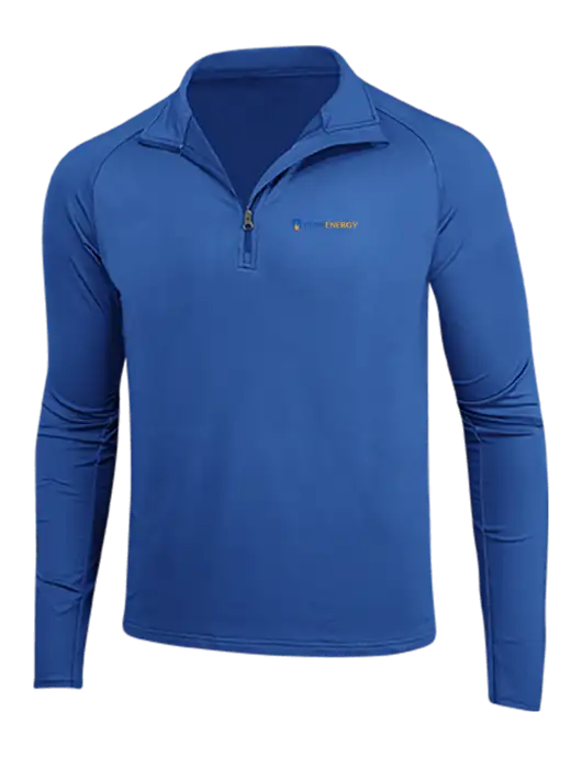 Dark Royal Sport Wick Stretch 1/4 Zip Pullover w/PennEnergy Logo