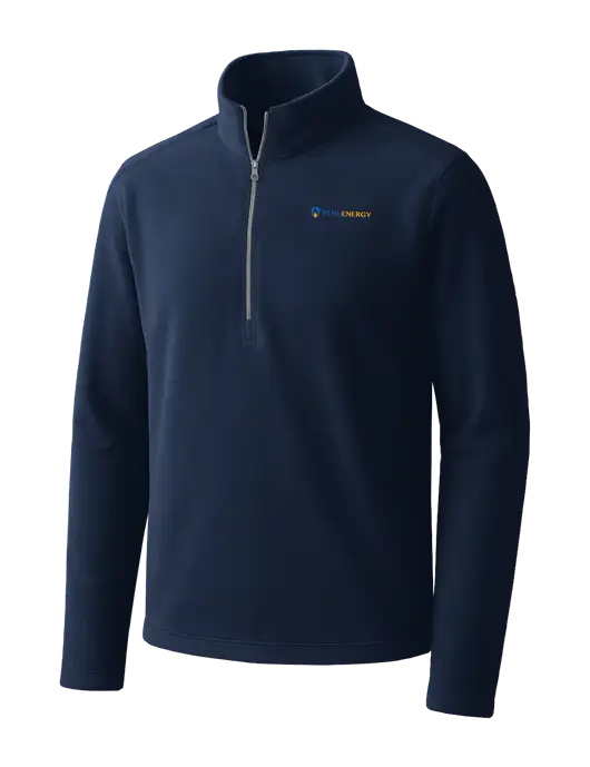 Navy Microfleece 1/2 Zip Pullover w/PennEnergy Logo