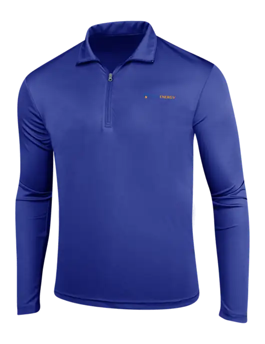 Dark Royal PosiCharge Competitor 1/4 Zip Pullover w/PennEnergy Logo