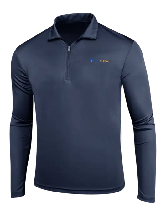 Navy PosiCharge Competitor 1/4 Zip Pullover w/PennEnergy Logo