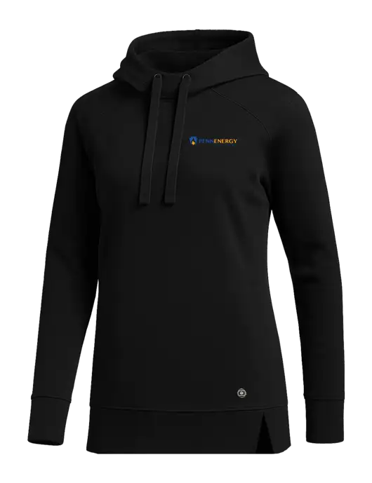 OGIO Black Womens Luuma Pullover Fleece Hoodie w/PennEnergy Logo