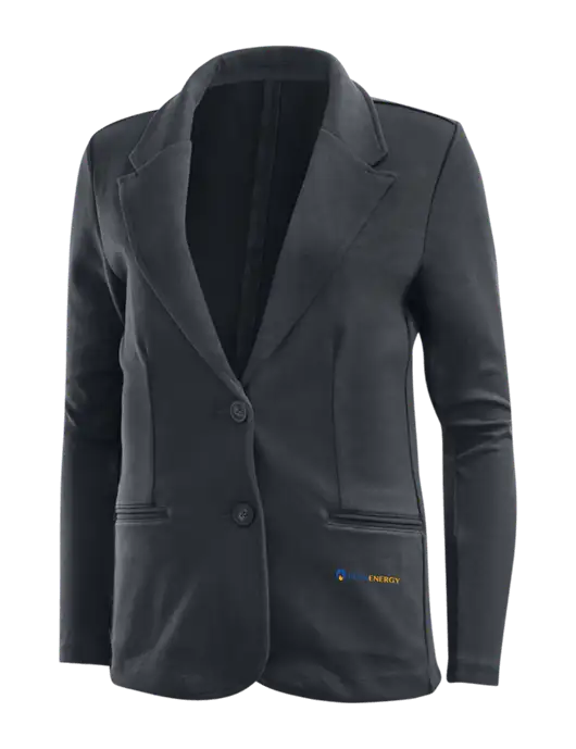 Charcoal Grey Womens Knit Blazer w/PennEnergy Logo