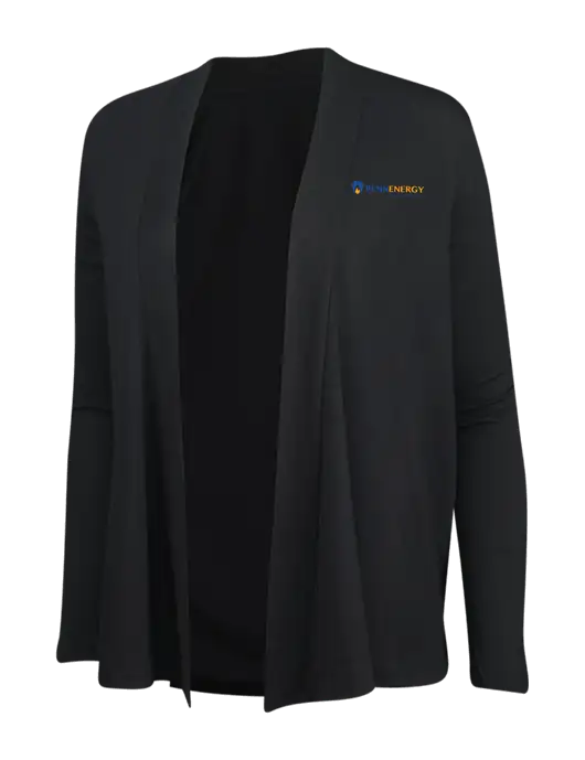 Black Womens Concept Cardigan w/PennEnergy Logo