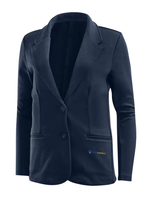 Deep Navy Womens Knit Blazer w/PennEnergy Logo