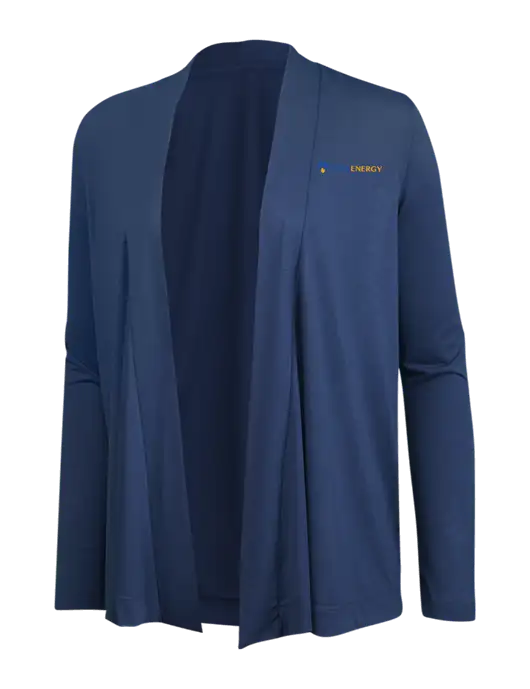 Dusty  Blue Womens Concept Cardigan w/PennEnergy Logo