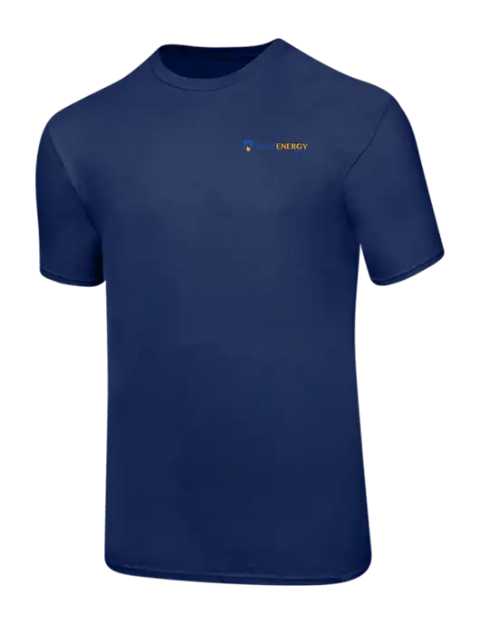 Ring Spun Navy 4.5 oz T-Shirt w/PennEnergy Logo