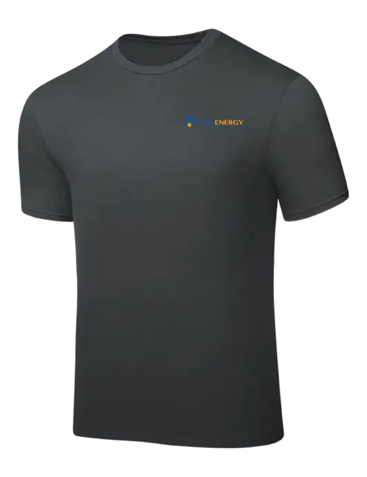 Dark Grey PosiCharge Competitor Tee w/PennEnergy Logo