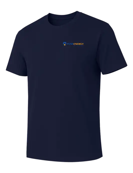 Allmade Dark Navy Organic Cotton Tee w/PennEnergy Logo