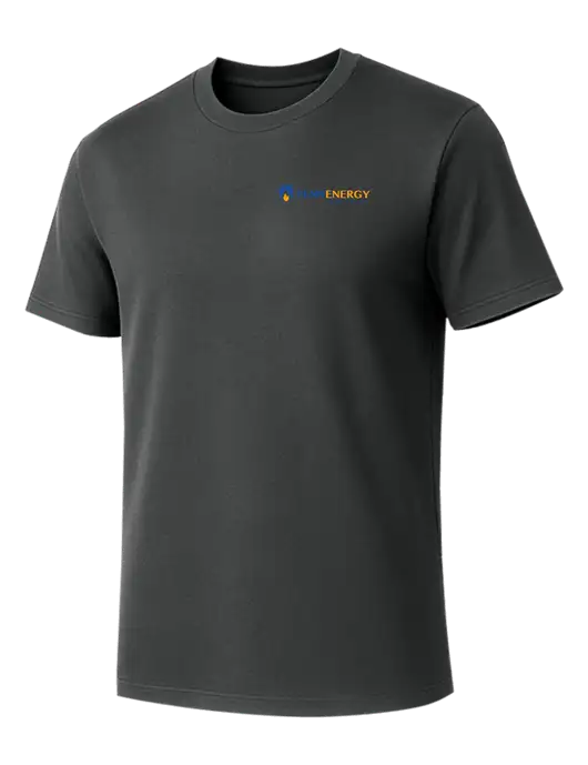 Allmade Charcoal Grey Organic Cotton Tee w/PennEnergy Logo