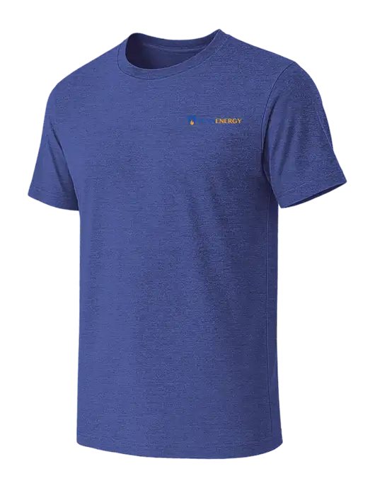 BELLA+CANVAS Heather Royal CVC Short Sleeve Tee w/PennEnergy Logo