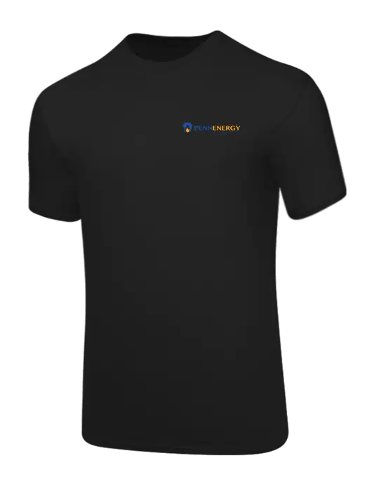 Core Blend Black T-Shirt w/PennEnergy Logo