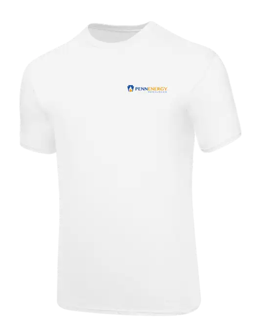 Core Blend White T-Shirt w/PennEnergy Logo