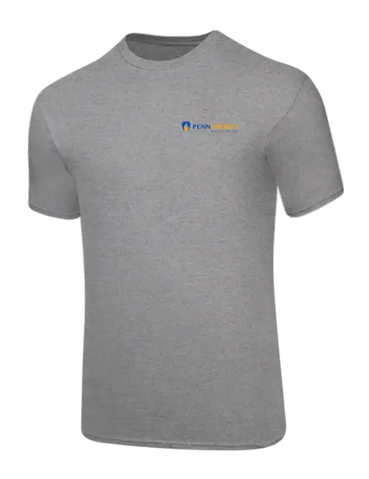 Core Blend Medium Grey Heather T-Shirt w/PennEnergy Logo