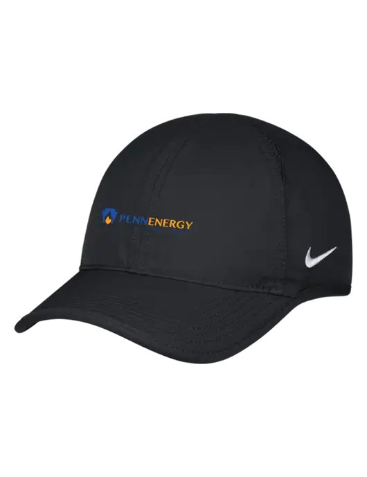 Nike Black Featherlight Cap w/PennEnergy Logo