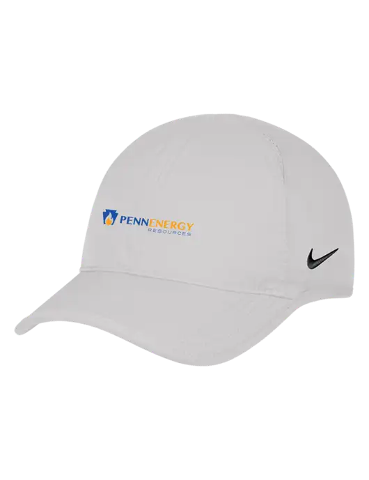 Nike White Featherlight Cap w/PennEnergy Logo