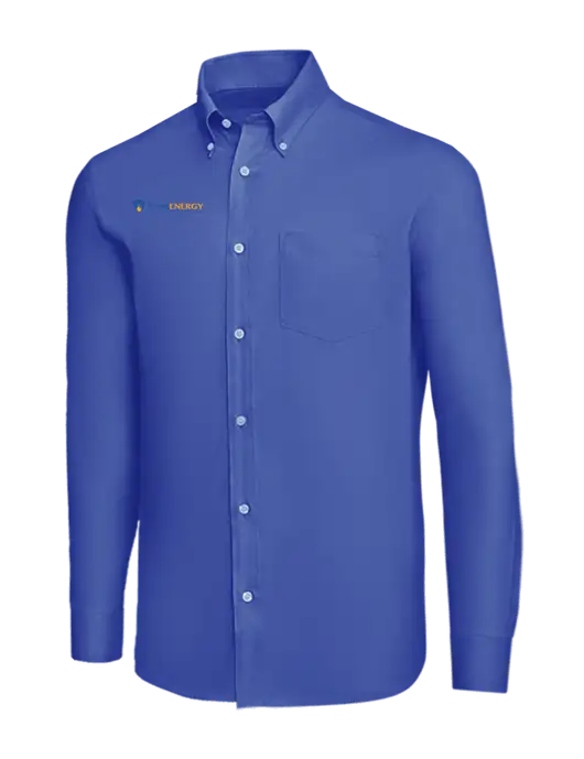 Brooks Brothers Dark Royal Wrinkle-Free Stretch Nailhead Shirt w/PennEnergy Logo