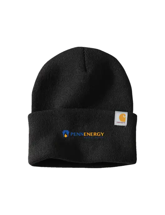 Carhartt Black Watch Cap 2.0 w/PennEnergy Logo