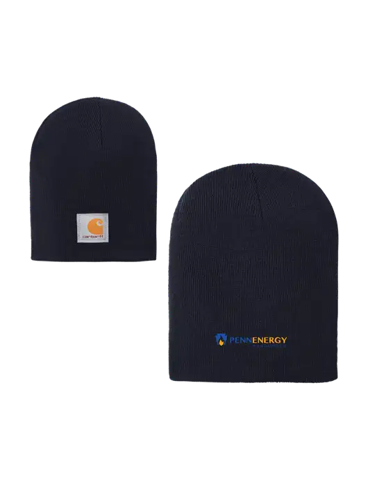 Carhartt Dark Navy Acrylic Knit Hat w/PennEnergy Logo