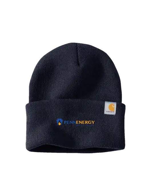 Carhartt Navy Watch Cap 2.0 w/PennEnergy Logo