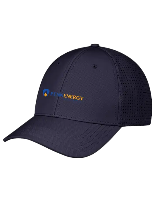 Navy Performance Stretchable Cap Hook & Loop w/PennEnergy Logo