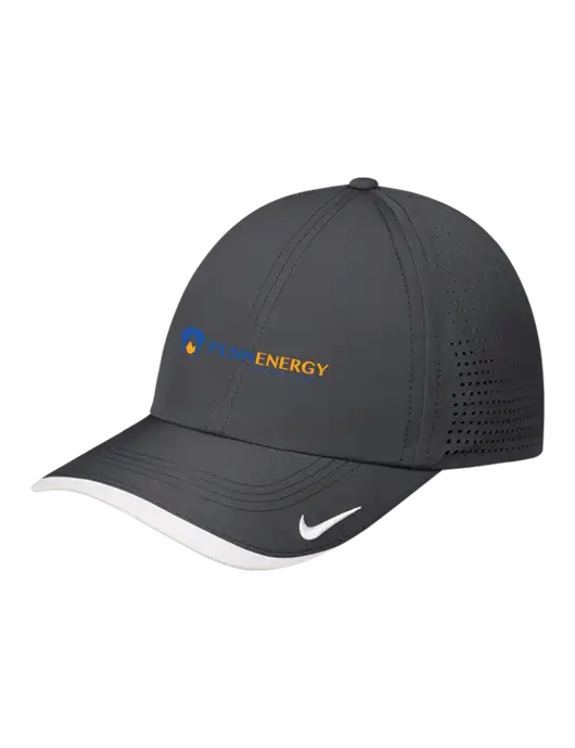 Nike Dark Grey/White Dri-FIT Perforated Performance Cap w/PennEnergy Logo