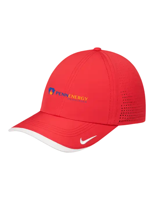 Nike Red/White Dri-FIT Perforated Performance Cap w/PennEnergy Logo